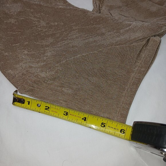 Buckle BKE Slinkey Cut Out Top size Medium Holiday sheen Sheer 2000's - Picture 5 of 9